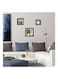 Greenco 3-Piece Floating Cube Shelve Grey 9.1x4.1x9.1inch