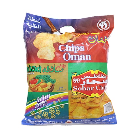 Oman Chips Assorted 15gr Pack of 20