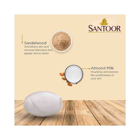 Santoor Soap White 175g