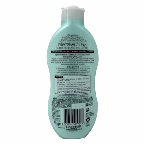 GARNIER 7DAYS REPLENISHING LOT250ML