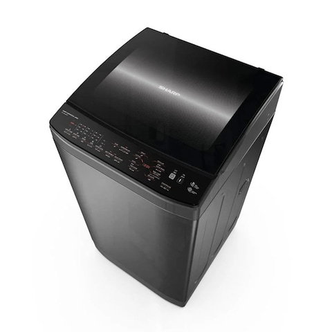 SHARP Automatic Top Loading Washing Machine - 9 Kg - Dark Silver - ES-TN09GDSP