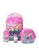 Generic - 4-Piece 7D Butterfly Print School Bag Set