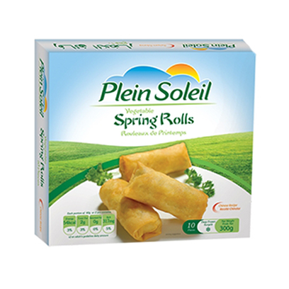 Plein Soleil Vegetable Spring Rolls 300GR