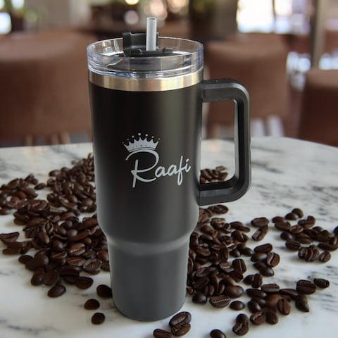 Raafi Savor 2.0 Tumbler 40oz With Handle Travel Mug Straw Covers Cup With Lid Insulated Quencher Stainless Steel Water Iced Tea Coffee Mug