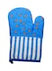 Generic Kitchen Oven Glove Blue 28X18Cm