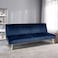In House Celine 2 In 1 Sofabed Velvet Upholstered - Dark Blue