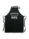 Giftex Grandad King Of The Bbq Printed Kitchen Apron Black/White 65 X 90cm