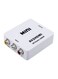 Generic - Mini AV To HDMI Video Converter Adapter White