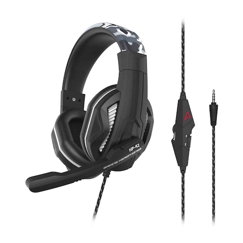 Steelplay HP42 Gaming Over-Ear Headset With Mic Black