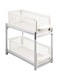 Generic 2-Tier Basket Drawers White 15X5.5cm