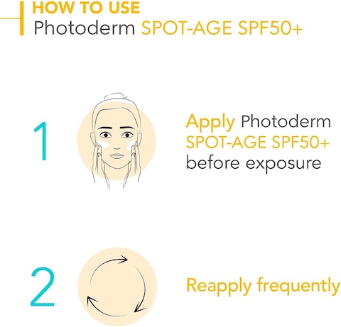 Bioderma Photoderm Spot-Age SPF 50+ Antioxidant Dry Touch Sunscreen - 40ml