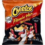 Buy Cheetos Crunchy Flamin Hot Cheese Snacks 35g in UAE