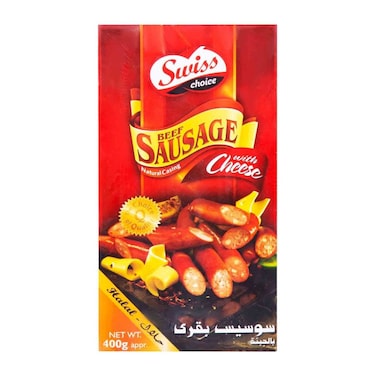 Swiss Choice Cheese Beef Sausage - 400 gram