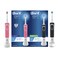 Oral-B Vitality D100 Black and Pink 1+1 Free Bundle Electric Rechargeable Toothbrush