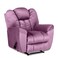 بنهالغنز كرسي استرخاء هزاز ودوار منجد بالمخمل - بنفسجي فاتح