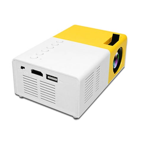 Docooler - Mini Pocket LED Projector Portable LCD Projector 400 Lumens 720P/1080P Projection Machine HD AV TF Card Slot With Remote Controller