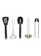 Generic 5-Piece Duktig Utensil Set Silver/Black