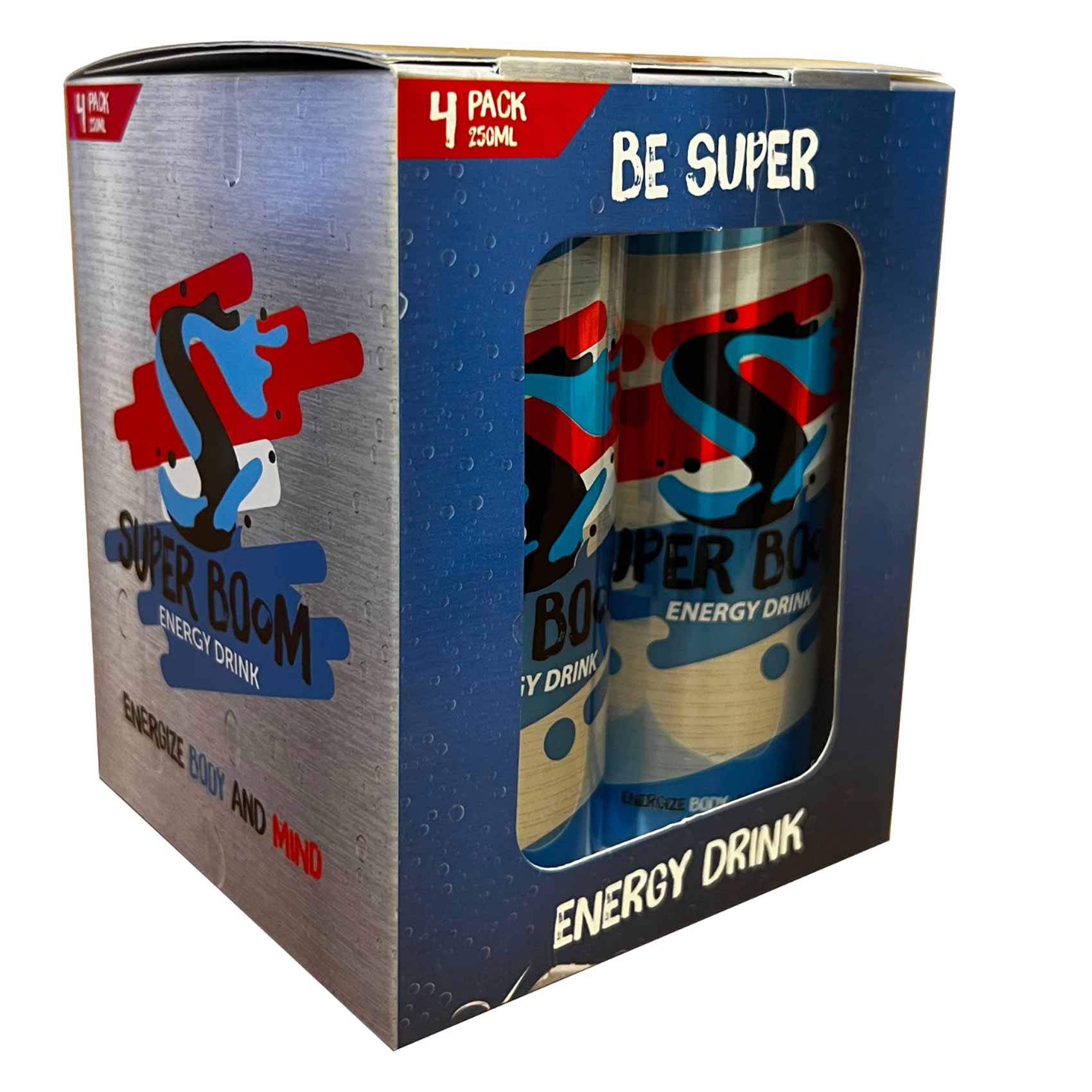 Super Boom Energy Drink 4X250ML