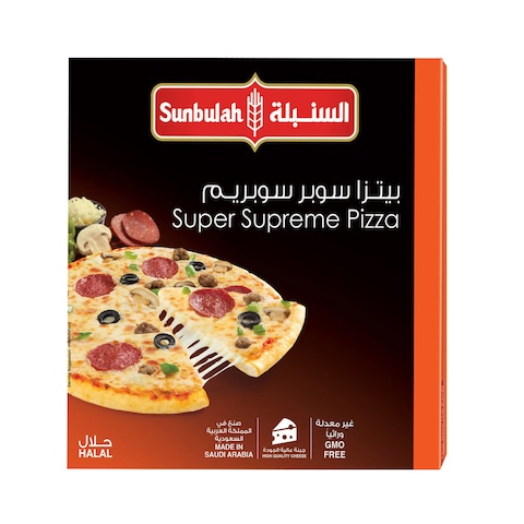 Buy Sunbulah super supreme pizza 420g in Saudi Arabia