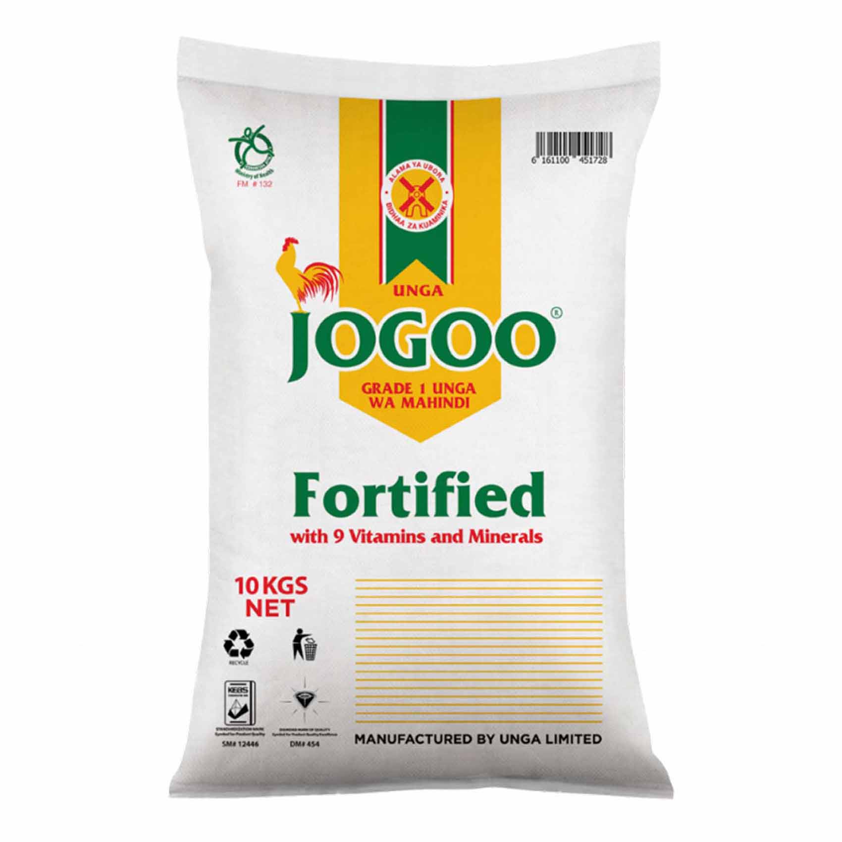 Jogoo Maize Meal Fortified With Vitamins And Minerals 10Kg