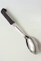 SUNNEX SILVER SOLID SPOON |BLACK HANDLE