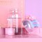 300ml Rabbit Ear Shape Kid Glass Water Bottle Trainer Cup Drink Learning