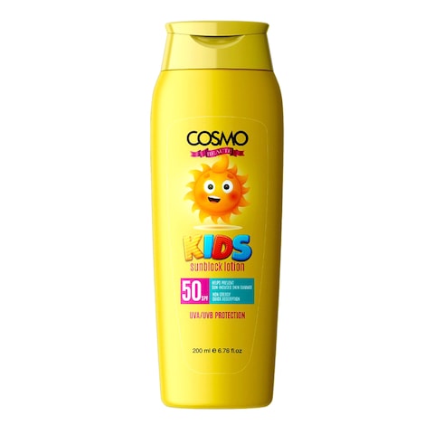 Cosmo Beaute Kids Sunblock Lotion SPF50 Yellow 200ml