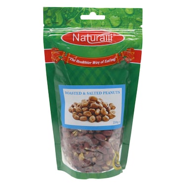 Naturalli Roasted And Salted Peanuts 250g
