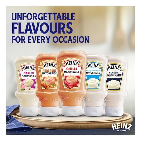 Heinz Mayonnaise Chilli Top Down Squeezy Bottle 600ml