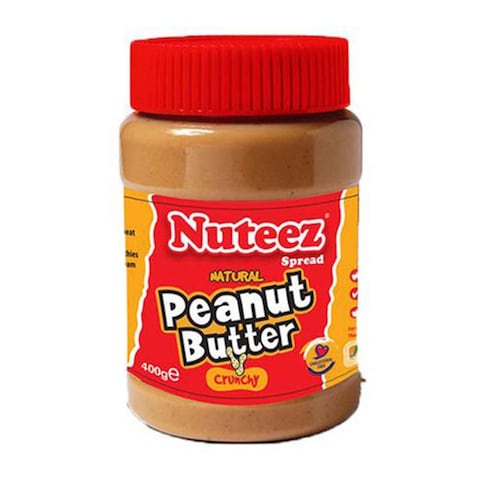 Nuteez Natural Crunchy Peanut Butter 400g