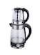 Dessini Electric Kettle With Tea Pot 2 L 2200 W Dtm7007, Clear/Silver/Black