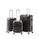 STARLIFE 3 Piece ABS Hard side Trolley Luggage Set Spinner Wheels with Number Lock 20/24/30 Inch