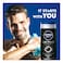 NIVEA MEN 3in1 Shower Gel Active Clean Charcoal Woody Scent 250ml Pack of 2
