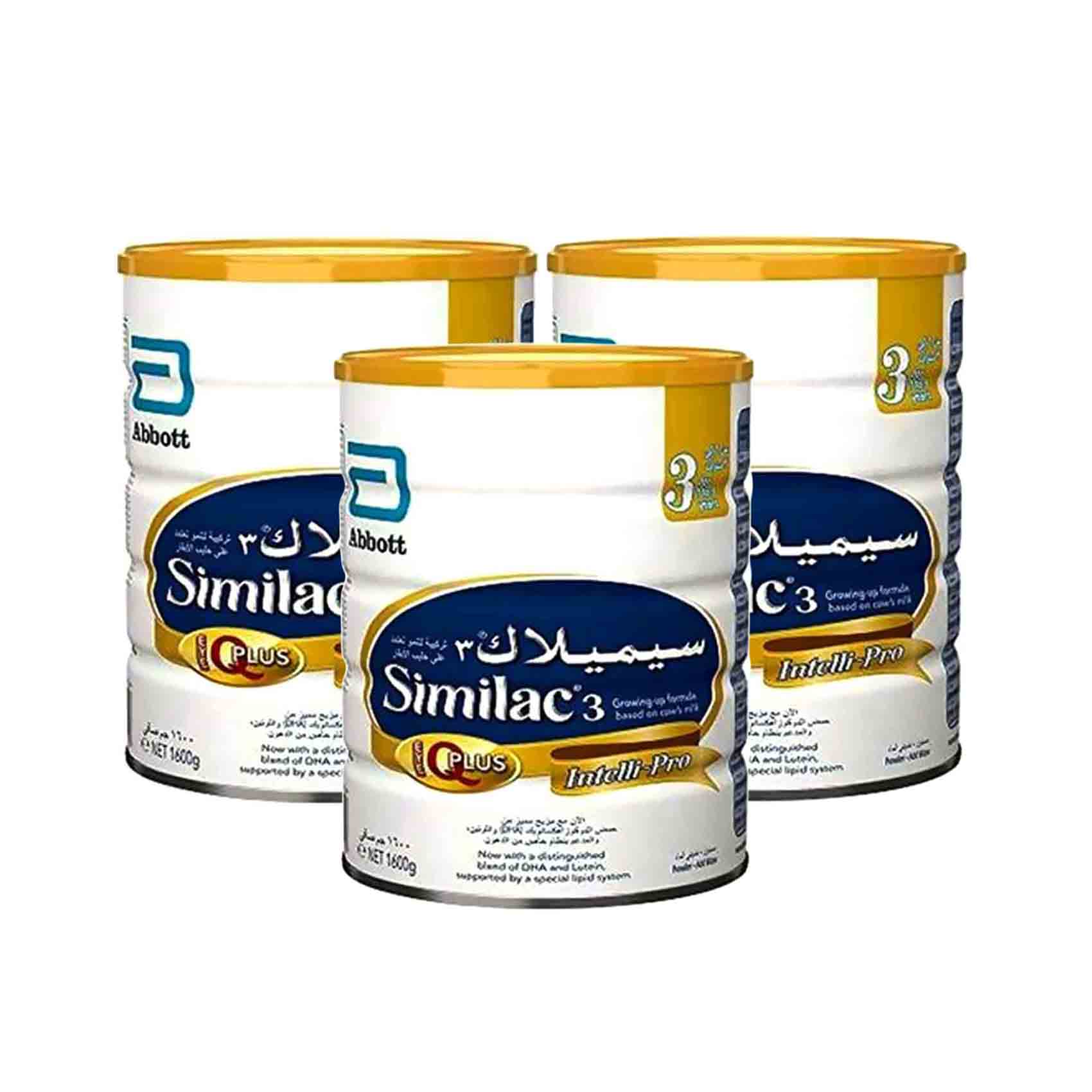 Buy Similac 3 Intelli-Pro Baby Formula 1.6kg Pack of 3 Online ...