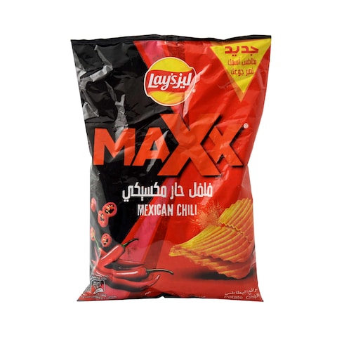 Lay&#39;s Chips Potato Max Mexican Hot Flavor 160 Gram