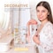 AC&amp;L Jewelry Organizer Earning Holder with 36 Holes, Jewelry Display Stand For Earrings and Jewelry, Aesthetic Ear Stud Hanger, Gift For Women Girls (White)