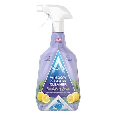 Astonish Eucalyptus And Lemon Window And Glass Cleaner 750ml