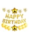 Beauenty Happy Birthday Aluminum Foil Balloon Set