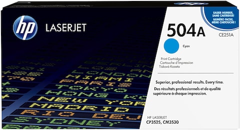 HP 504A Cyan Original Laserjet Toner Cartridge