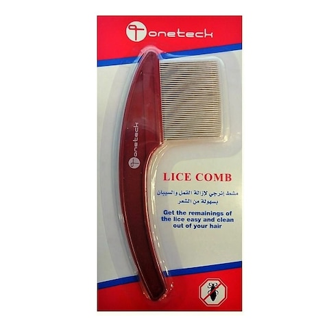 Oneteck Metal Lice Comb Red 6820BP-5910708