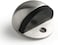 AL ARQAM Stainless Stee Half Round Door Stopper with Rubber Bumper Door Retainer (Pack of 1)