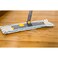 APEX MICROFIBRE FLAT MOP  WITH A WIDE CLEANING SURFACE AND ERGONOMIC HANDLE.