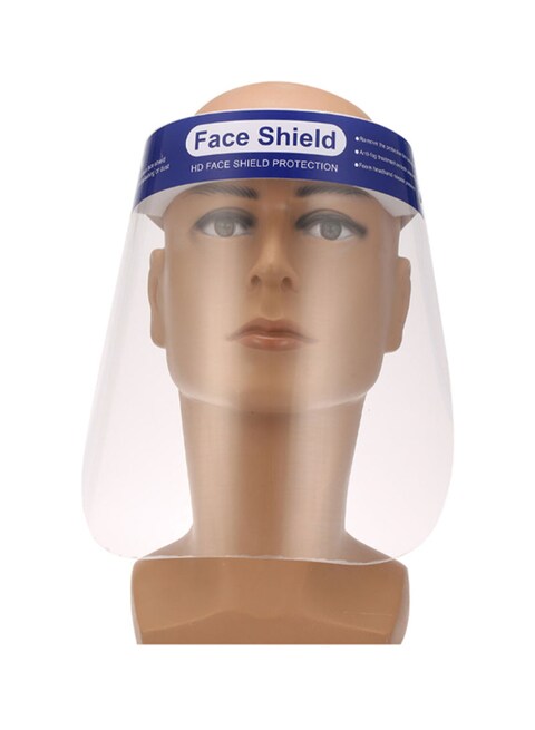 Generic 5-Piece Dust-Proof Protective Welding Safety Face Shield Blue/Clear 35 X 5 X 25cm