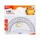 VAL. DELI PROTRACTOR 12CM TRANSPARE