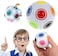 Generic Rainbow Football Ball Shaped Magic Cube Speed Puzzle Educational Toys Gift