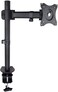 RDN - Single Desk Monitor Stand with Clamp for LCD LED Computer Displays 13 to 27" Inch-Heavy Duty Lift Articulating Arm Mount Fits VESA 75 and 100