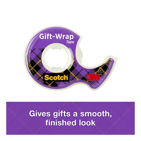 3M Scotch Gift-Wrap Tape with Dispenser 15 0.75x650inch