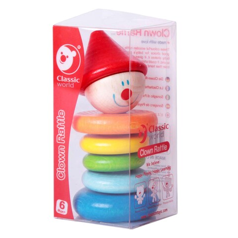 CLASSIC CLOWN RATTLE 3059