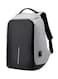 Generic Anti Theft Laptop Backpacks With USB Charging 15.6-Inch Grey/Black