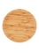 Wooden Round serving Plate Brown 2.5x25x25centimeter